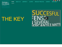 Tablet Screenshot of nye.com.mx